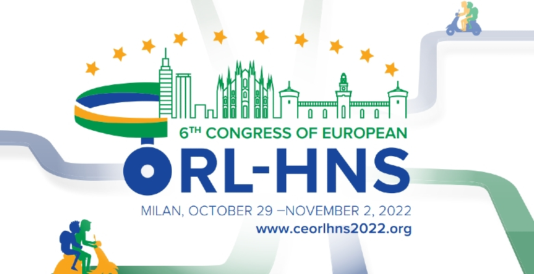 6th Congress of European ORL-Head & Neck Surgery acontece em 2022